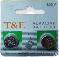 T Button Alkaline Battery AG13- LR44- 357 (2τμχ)