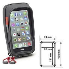 GIVI ΒΑΣΗ ΓΙΑ GPS ΙΡΗΟΝΕ 6PLUS Εσωτερικές διαστάσεις (mm): 71-139 Μέγεθος του παραθύρου (mm): 69-151