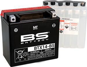 ΜΠΑΤΑΡΙΑ BS BATTERY BTX14-BS-YTX14-BS + -