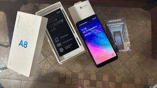 Samsung Galaxy A8 2018 (4GB/32GB) Μαύρο,5,9''