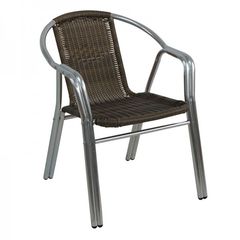 Καρέκλες αλουμινίου ραταν