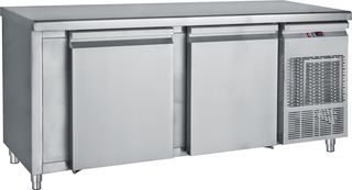 Ανοξείδωτο-Ψυγείο-Πάγκος-510lt-με-2-Πόρτες-και-Ψυκτικό-Μηχάνημα-0/+10°C-Π185xΒ70xΥ85cm-PM7-185-Bambas -Frost-GENERAL-TRADE-TSELLOS-24
