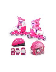 SMJ Sport Combo Pink LED set 2in1 roller skates HSTNK000009549