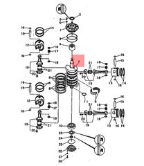 Στρόφαλος Yamaha 115Α (6E5) 1984-2002 6E5114110000