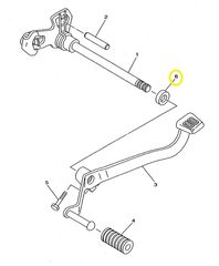 Τσιμούχα Λευγέ Ταχυτήτων 12*21*4 Yamaha 125Z (5BU) 1998-1998 931011217300