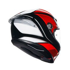 AGV K6 S E2206 - HYPHEN BLACK/RED/WHITE -thumb-3