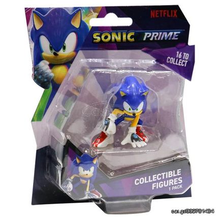 P.M.I. Sonic Prime - 1 Pack S1 Collectible Figure 6.5cm #Random #SON2010