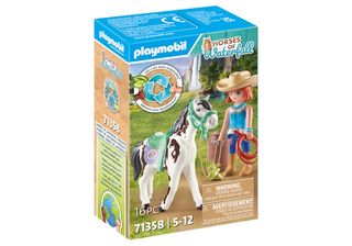 PLAYMOBIL Η ELLIE ΜΕ ΤΟ ΑΛΟΓΟ SAWDUST #71358