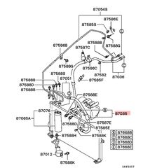 ΣΩΛΗΝΑΣ A/C MITSUBISHI CARISMA '97- '99 (MR360022) Air Conditioner AC Hose