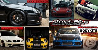 ΜΑΡΣΠΙΕ SET ΠΛΑΪΝΑ SPOILER VW PASSAT B6 | Street Boys - Car Tuning Shop |-thumb-2