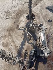 ford fiesta '07' μπροστα γεφυρα με κρεμαγερα και ψαλιδια-ακρα με αμορτισερ