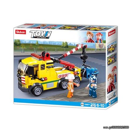 M38-B0877 Sluban Large Tow Truck - City Scene serie #M38B0877