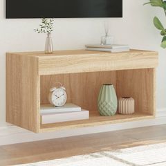Έπιπλο Τηλεόρασης με LED Sonoma Δρυς 60x30x30 εκ. 837131