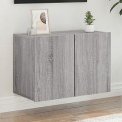 Ντουλάπι Τοίχου Τηλεόρασης 2 Τεμ. Γκρι Sonoma 60 x 30 x 41 εκ. 836948