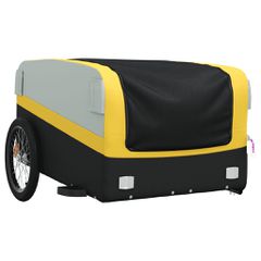 Τρέιλερ Ποδηλάτου Μαύρο και Κίτρινο 45 Κιλά από Σίδερο 94050-thumb-3