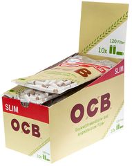 OCB Φιλτράκια Organic Hemp 120 - Slim 10τεμ.