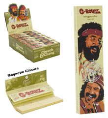 G-Rollz Χαρτάκια Organic Hemp (Vintage Faces) - King Size Slim 50φ. με Τζιβάνα