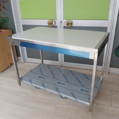 Πάγκος εργασίας τραπέζι inox 111*70*85 εκ. Ποιότητα & Τιμή Stockinox-thumb-1