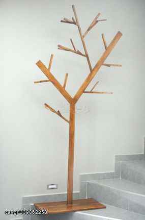 Τρισδιάστατοι χειροποίητοι καλόγεροι ρούχων σε σχήμα δέντρου, κατασκευασμένοι από μέταλλο