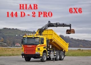 Scania '10 P 380 * HIAB 144 D-2 PRO / 6x6