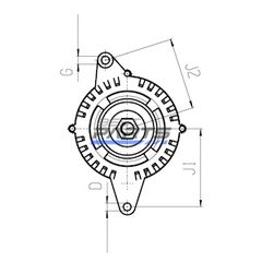 Δυναμό-SEAT IBIZA IV, IBIZA IV SC, IBIZA IV ST, IBIZA V, MII, TOLEDO IV/ SKODA CITIGO, FABIA III, KAMIQ, KAROQ, OCTAVIA IV, SCALA/ VW LOAD UP, POLO VI, UP! 1.0/1.0CNG/1.6 -thumb-7
