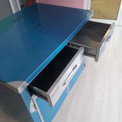 Πάγκος εργασίας ερμάριο 100*70*85 εκ, με ανοιγόμενες πόρτες & συρτάρια. ΠΡΟΣΦΟΡΑ! Ποιότητα & Τιμή Stockinox.-thumb-3