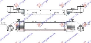 ΨΥΓΕΙΟ INTERCOOLER 3.2 CDi ΠΕΤΡΕΛΑΙΟ (530x115x65) 052906200