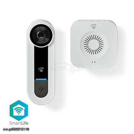 Smart Wi-Fi θυροτηλεόραση, με HD 1536p κάμερα, αισθητήρα κίνησης και ασύρματο κουδούνι