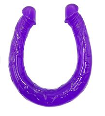 Strangers Double Head Dildo Purple, 43 cm