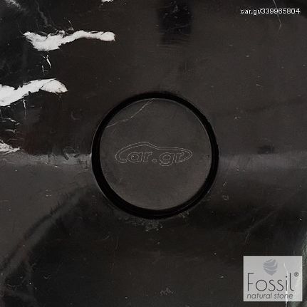 Κάλυμμα Βαλβίδας Νιπτήρα Fossil Marquina Nero TPD01-400