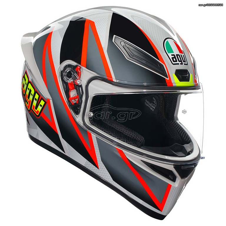 AGV K1 S E2206 - BLIPPER GREY/RED 