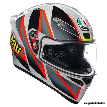 AGV K1 S E2206 - BLIPPER GREY/RED 