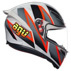 AGV K1 S E2206 - BLIPPER GREY/RED -thumb-1