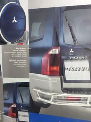 ΠΡΟΣΤΑΤΕΥΤΙΚΑ ΦΑΝΑΡΙΩΝ ΠΡΟΦΥΛΑΚΤΗΡΑ MITSUBISHI PAJERO WAGON '01- '06 (MZ312811)  Rear bumper lamp protector