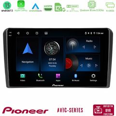 MEGASOUND - Pioneer AVIC 8Core Android13 4+64GB Audi A3 8P Navigation Multimedia Tablet 9"
