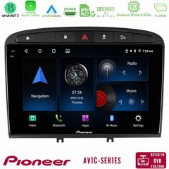 Pioneer AVIC 8Core Android13 4+64GB Peugeot 308/RCZ Navigation Multimedia Tablet 9"