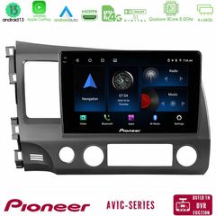 Pioneer AVIC 8Core Android13 4+64GB Honda Civic 2006-2011 Navigation Multimedia Tablet 9"