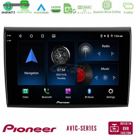 Pioneer AVIC 8Core Android13 4+64GB Fiat Bravo Navigation Multimedia Tablet 9"
