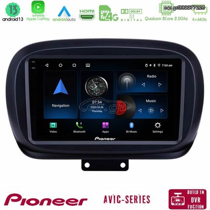 Pioneer AVIC 8Core Android13 4+64GB Fiat 500X Navigation Multimedia Tablet 9"