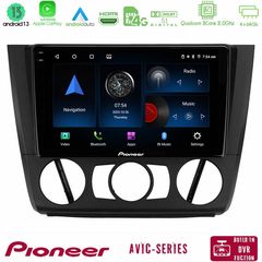 Pioneer AVIC 8Core Android13 4+64GB BMW 1Series E81/E82/E87/E88 (MANUAL A/C) Navigation Multimedia Tablet 9"