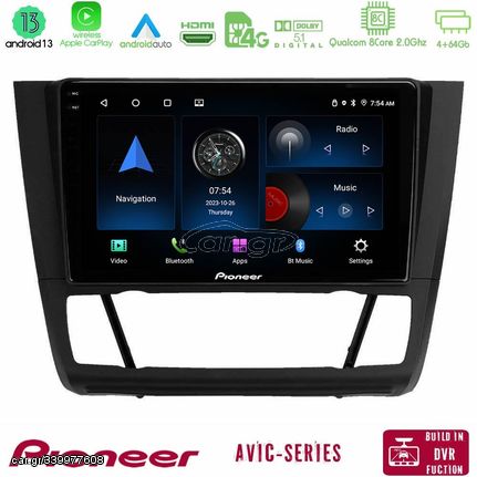 Pioneer AVIC 8Core Android13 4+64GB BMW 1Series E81/E82/E87/E88 (AUTO A/C) Navigation Multimedia Tablet 9"