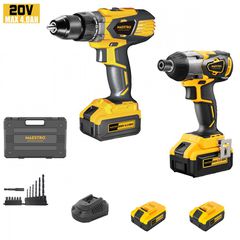 MCK-20V KIT Σετ Κρουστικό Δραπανοκατσάβιδο & Παλμικό Κατσαβίδι 20V (2x4.0Ah) - 18V - 20V - MAESTRO (#420200)
