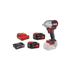 IW 1/2" 750 18.0-EC/5.0 Μπουλονόκλειδο Μπαταρίας 18V (2x5.0Ah) - ΜΕ ΜΠΑΤΑΡΙΑ & ΦΟΡΤΙΣΤΗ - FLEX (#530233)