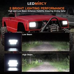 LED ΠΡΟΒΟΛΕΑΣ ΜΕ ΒΥΣΜΑ Η4, Chevy Kodiak, Cherokee,  7x5inch, h6054-thumb-5