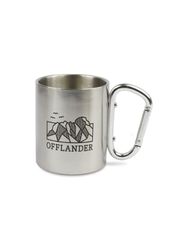 Offlander camping mug with a steel carabiner OFFCACC03