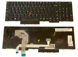 Πληκτρολόγιο Laptop - Keyboard για Lenovo T580 T570 01ER582 01ER541 01HX192 01HX179 01HX247 SN8361BL US Black ( Κωδ.40697US )