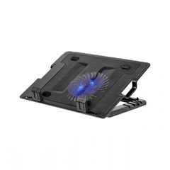Rebel KOM1051 Βάση με Ανεμιστήρα για Laptop 14-17" Μαύρη