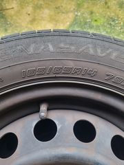 ΖΑΝΤΕΣ ΜΕΤΑΛΙΚΕΣ ME ΛΑΣΤΙΧΑ165/65/14 ΑΠΟ MITSUBISHI SPASE STAR-thumb-2