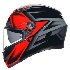AGV K3 E2206 - COMPOUND BLACK/RED-thumb-1