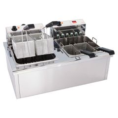 Βραστήρας ζυμαρικών διπλός ισχύος 6300W με θερμοστάτη EGO 30-110°C M PROFESSIONAL